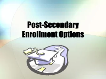 Post-Secondary  Enrollment Options  PSEO Program Facts  PSEO is a state program for eligible