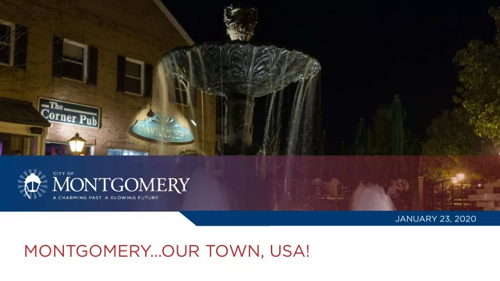 montgomery our town usa agenda
