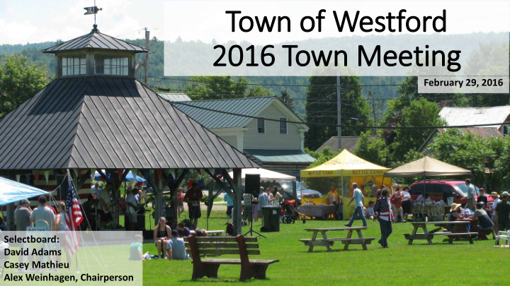 town own o of w westford 2016 t 6 town meeting