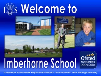 Compassion, Achievement, Respect and Endeavour - the cornerstones of our learning community  Lower