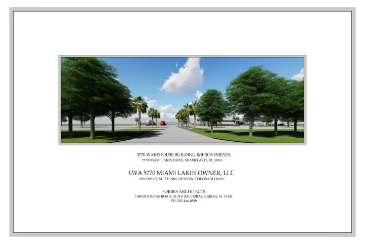 ewa 5770 miami lakes owner llc