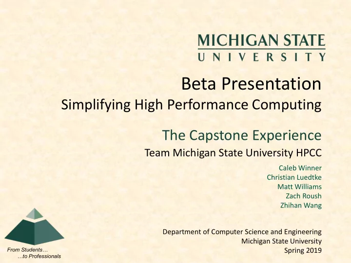 beta presentation