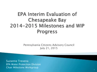What are the 2-year milestones?  Current Numeric Progress Results  Evaluation findings