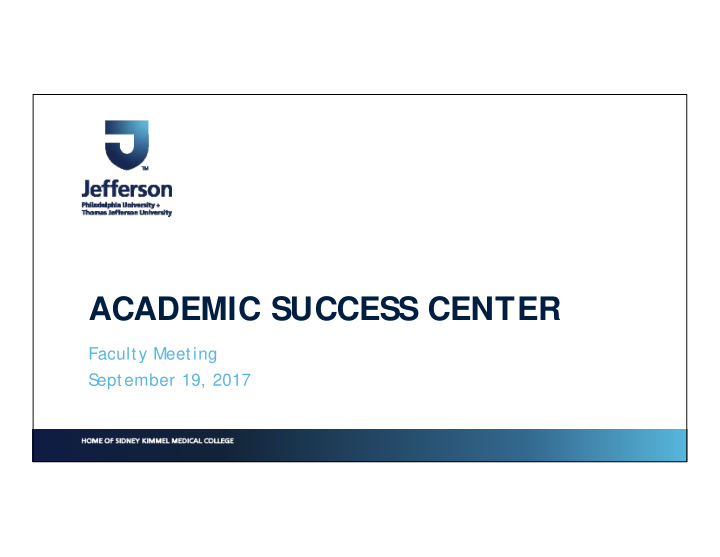 academic success center