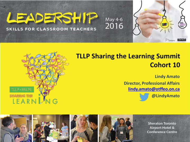 tllp sharing the learning summit cohort 10