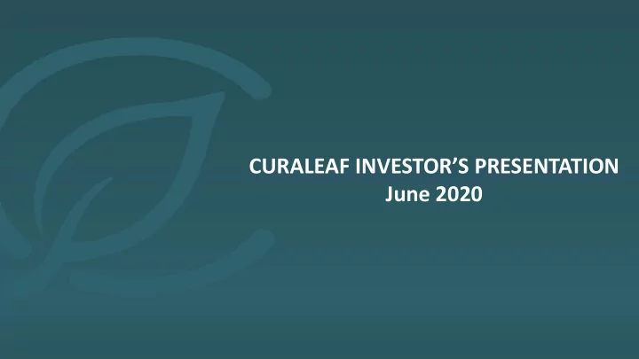 june 2020 disclaimer