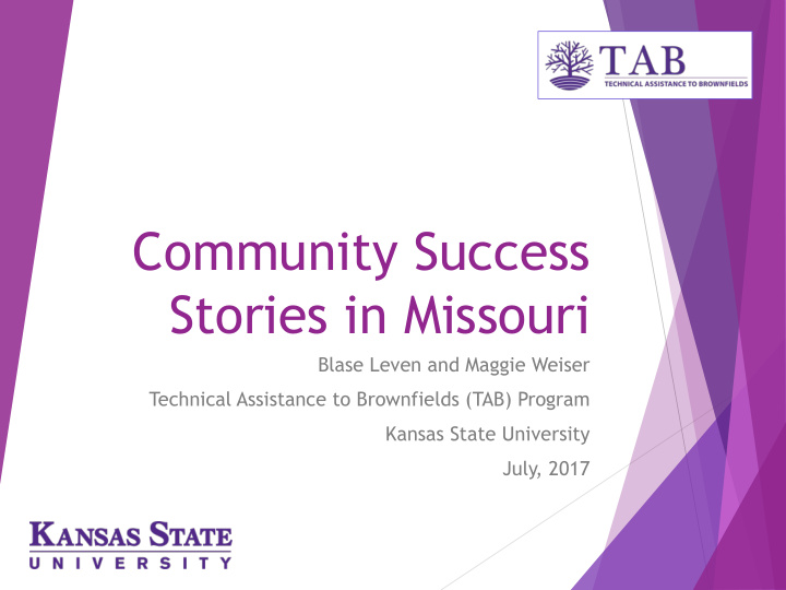 community success stories in missouri