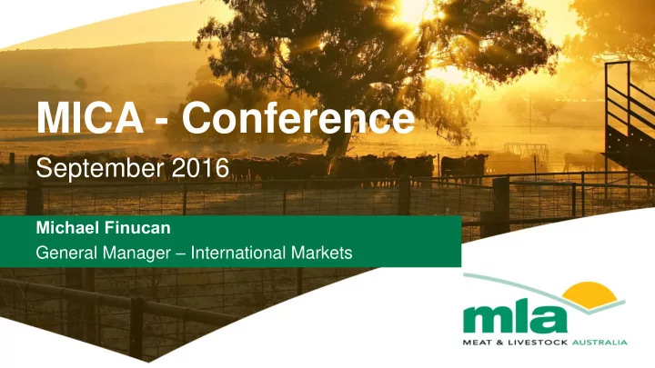 mica conference