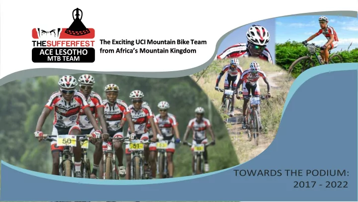 towards the podium 2017 2022 our vision