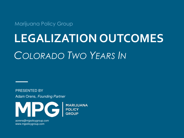 legalization outcomes