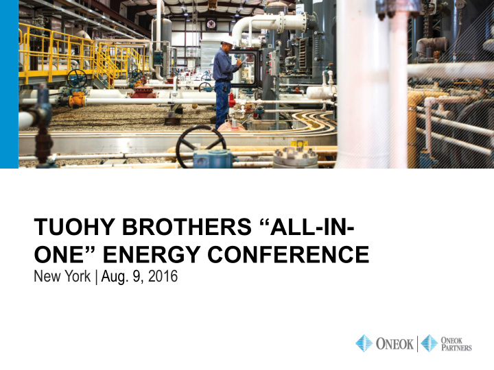 tuohy brothers all in one energy conference