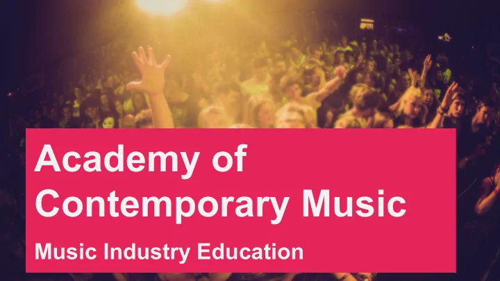 academy of