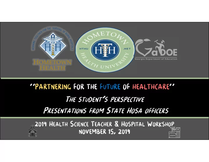 describe the value students gain from partnerships with