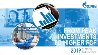 INVESTMENTS  TO HIGHER FCF  DISCLAIMER  This presentation, including a hard copy of these slides,