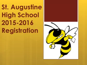 High School  2015-2016  Registration Ms. Bechtle  AICE Program Ms. Novelly  ESE Ms. Olson