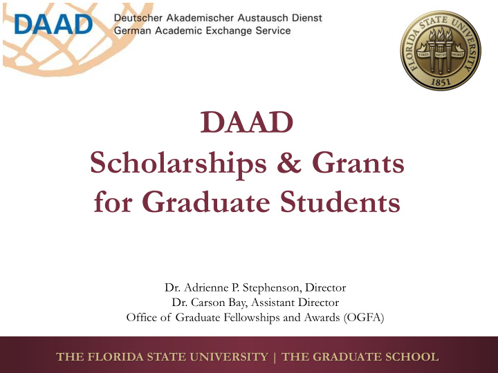 daad scholarships grants for graduate students