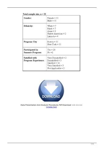 Data Presentation And Analysis Procedures Pdf Download -&gt;&gt;-&gt;&gt;-&gt;&gt;  DOWNLOAD  1 / 4