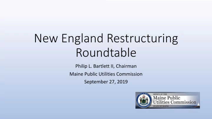 new england restructuring roundtable