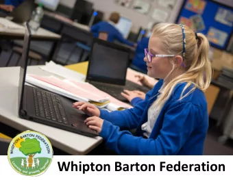 Whipton Barton Federation  Whipton Barton Federation  Welcome  Job title  Class Teacher (Temporary