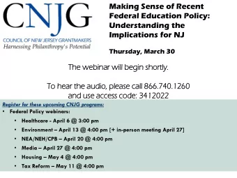 To hear  r the audio,  dio, ple  lease  ase call  ll 866.740.1  740.126  260  and use acce  cess
