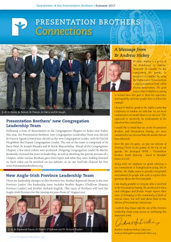 Connections  A Message from  Br Andrew Hickey F r James Mallon is a priest of  the Archdiocese of