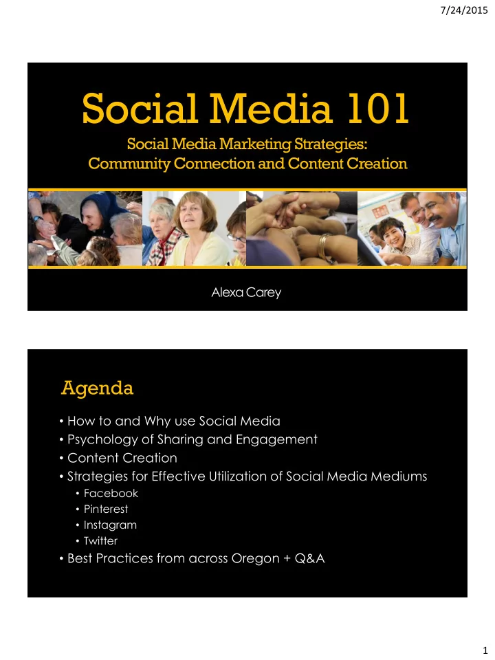 social media 101