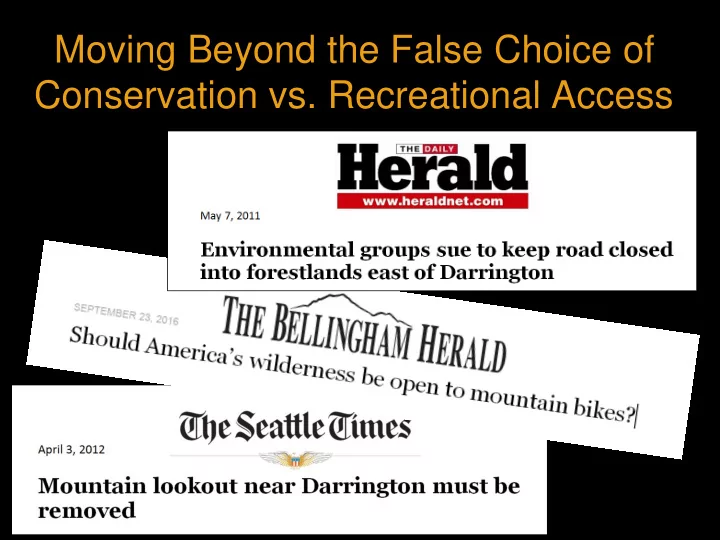 moving beyond the false choice of