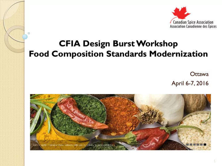 cfia design burst workshop