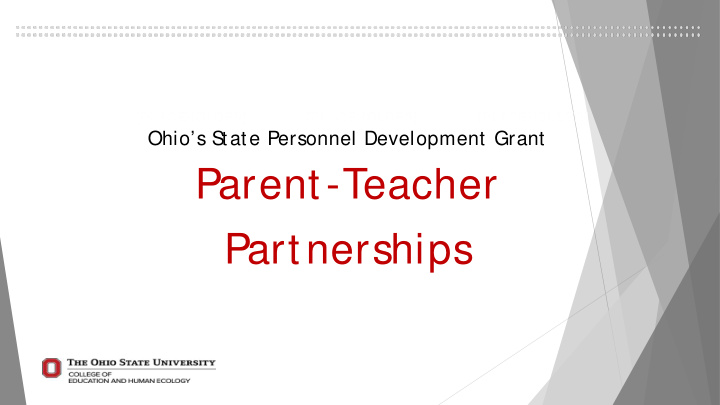 parent teacher partnerships partners