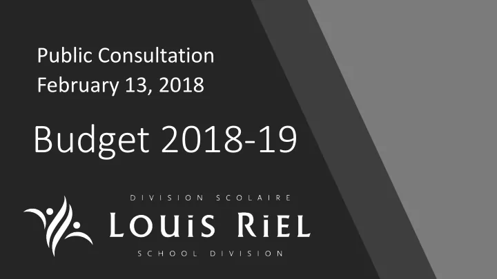 budget 2018 19