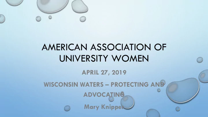 university women