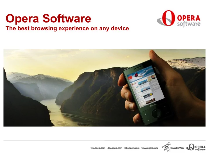 opera software