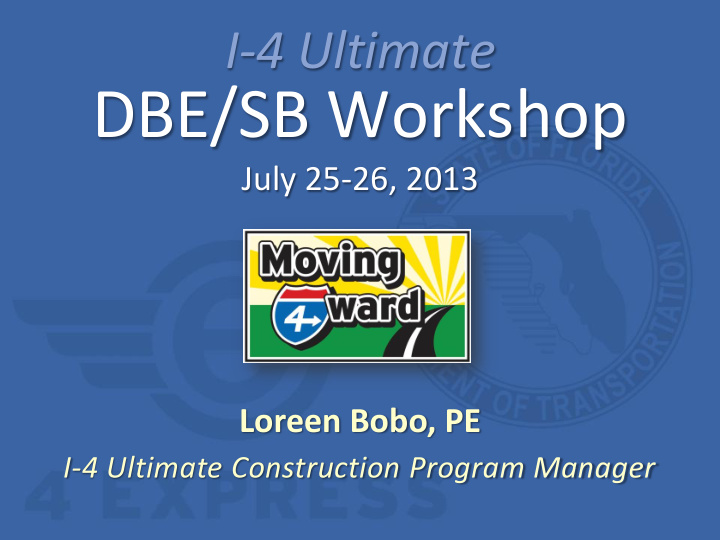 dbe sb workshop