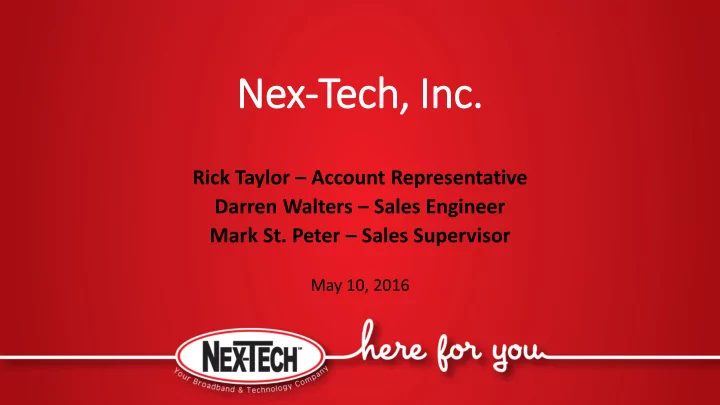 nex ex tech i inc