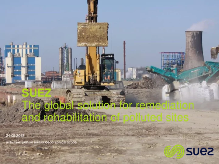 activity expertise and or geographical scope suez 1