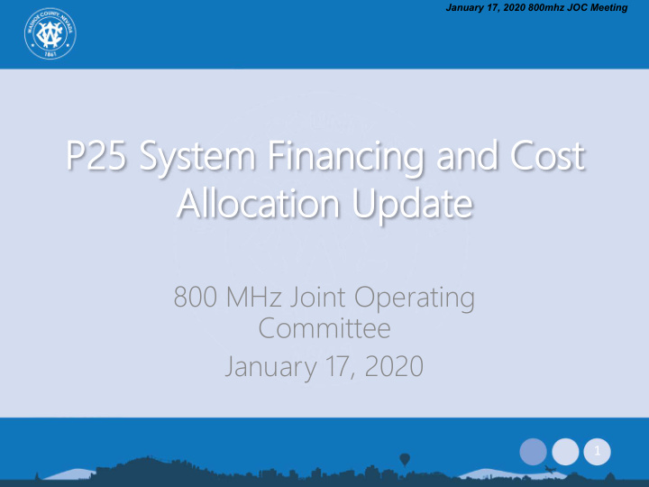 p25 sys system f em financing inancing and and cos cost