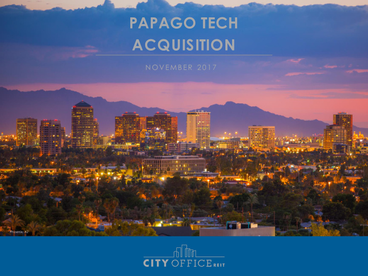 papago tech acquisition