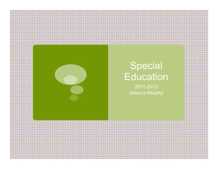 special education