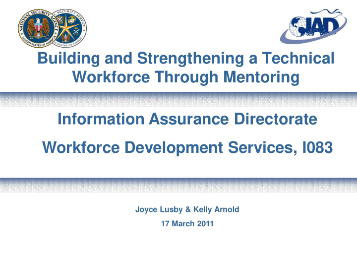 building and strengthening a technical workforce through