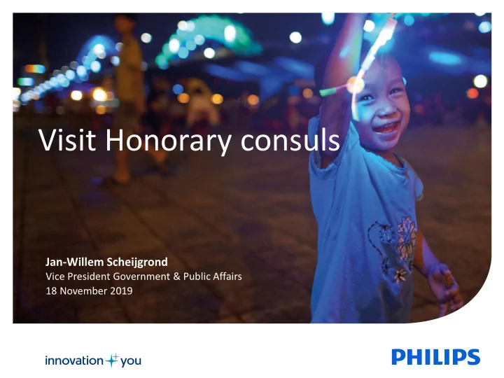 visit honorary consuls