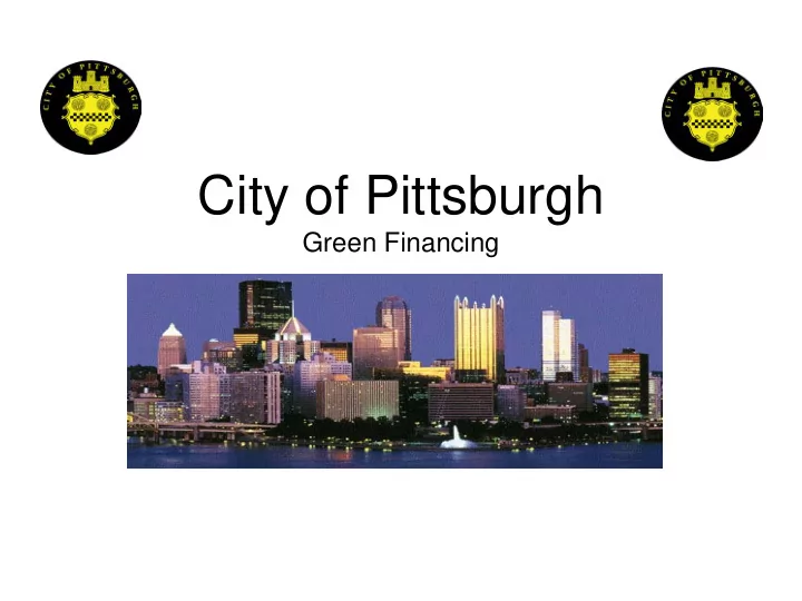 city of pittsburgh