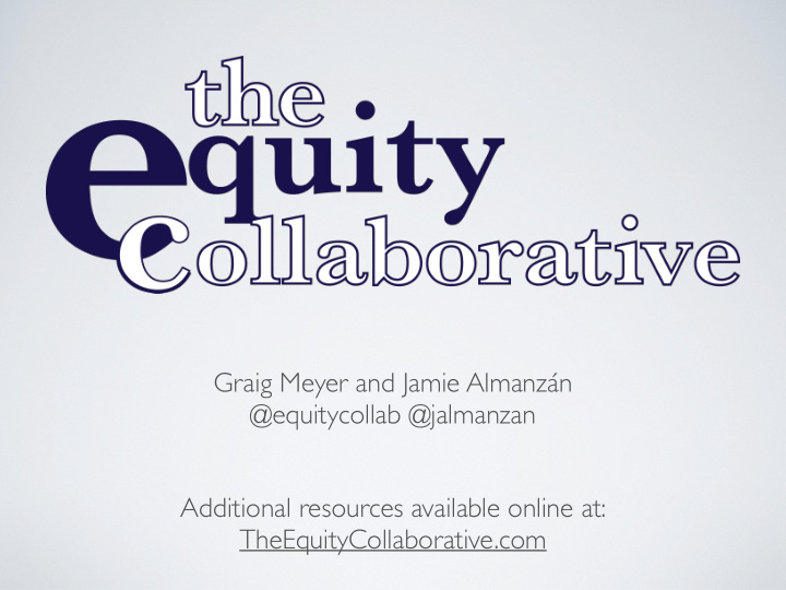 graig meyer and jamie almanz n equitycollab jalmanzan