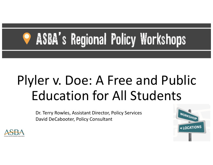 plyler v doe a free and public education for all students