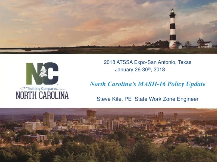 north carolina s mash 16 policy update