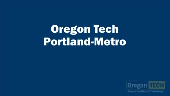 Oregon Tech  Portland-Metro  IEEE Club  Baja Team  Cyber Security Club  Brand new on campus