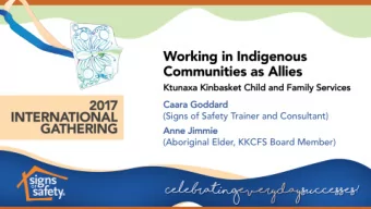 Working in Indigenous  Communities as Allies  Kt  Ktunaxa Ki  Kinbasket Child and Family  y Servi