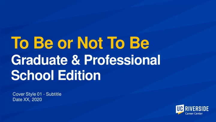 to be or not to be