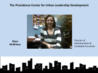 the providence center for urban leadership development