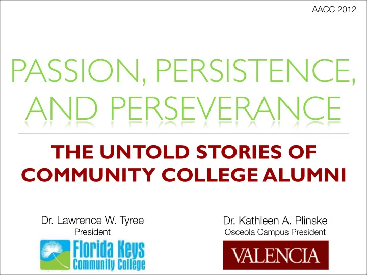 passion persistence and perseverance