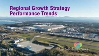 Regional Growth Strategy  Performance Trends  Mar  March  ch 20  2018  1  Regional Growth Strategy